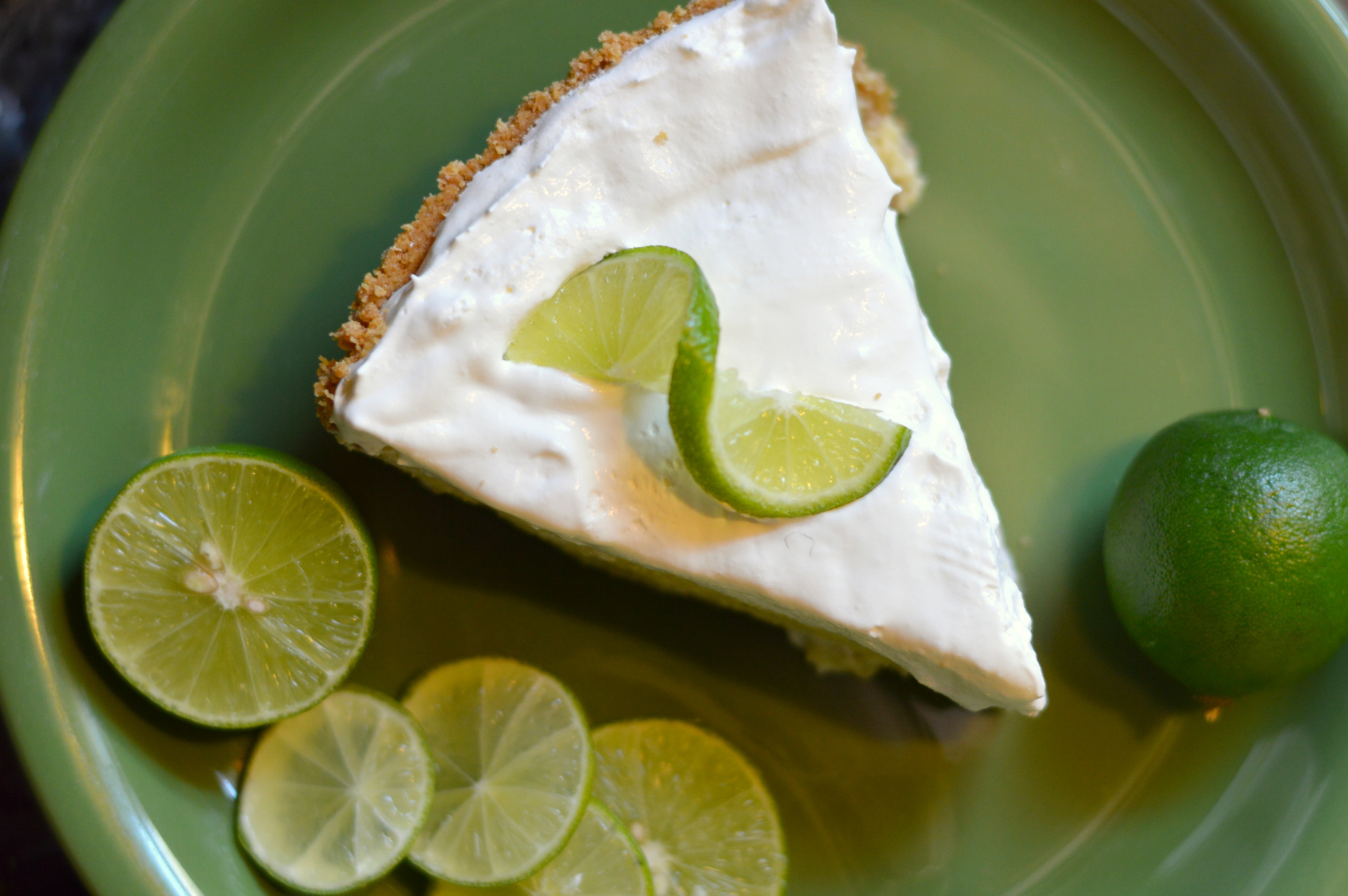 lightened up key lime pie overhead sff