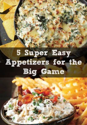 5 Super Easy Football Appetizers for the Big Game