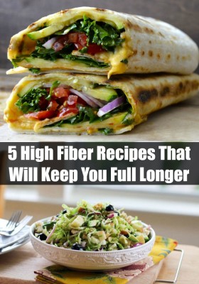 5 High Fiber Recipes That Will Keep You Full Longer