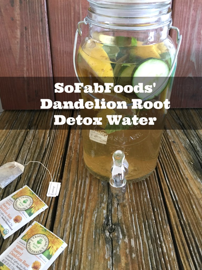 SoFabFoods' Dandelion Root Detox Water