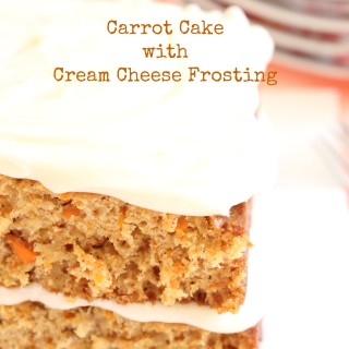 Lighter Carrot Cake with Cream Cheese Frosting