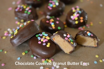 Chocolate Covered Peanut Butter Egg Truffles