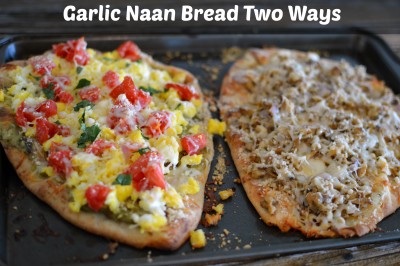 Garlic Naan Bread Two Ways