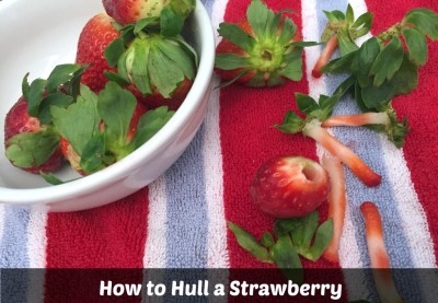 How to Hull a Strawberry with a Straw