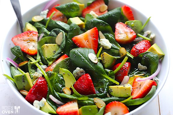 Strawberry-and-Avocado-Spinach-Salad