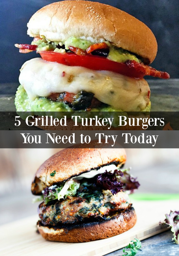 5 Grilled Turkey Burgers