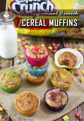 Berry Colossal Crunch Cereal Muffins