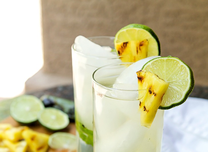 Grilled Pineapple Jalapeno Mojito-2