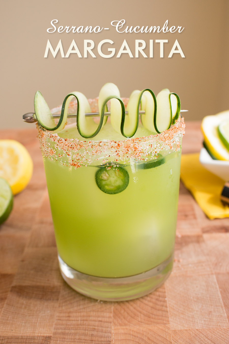 Serrano-Cucumber Margarita
