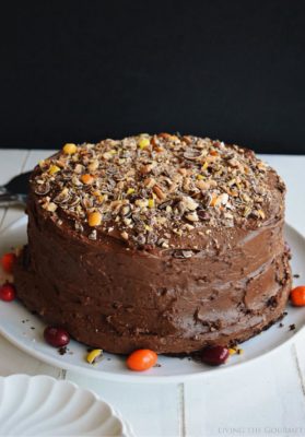 Chocolate Cake with Coffee Nut Frosting