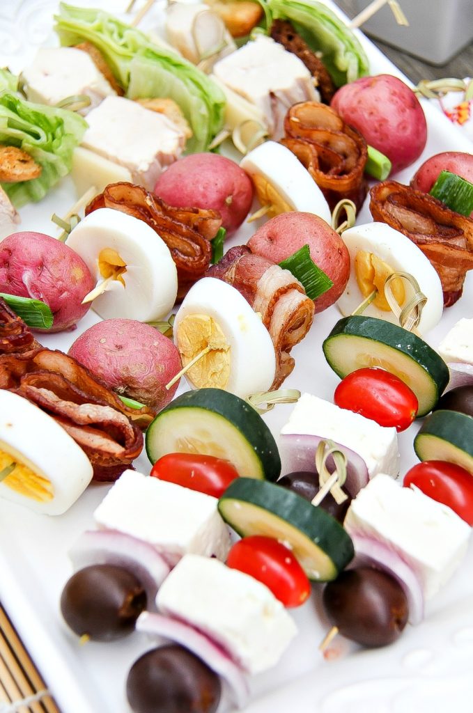 Salad skewers are perfect for summer entertaining.