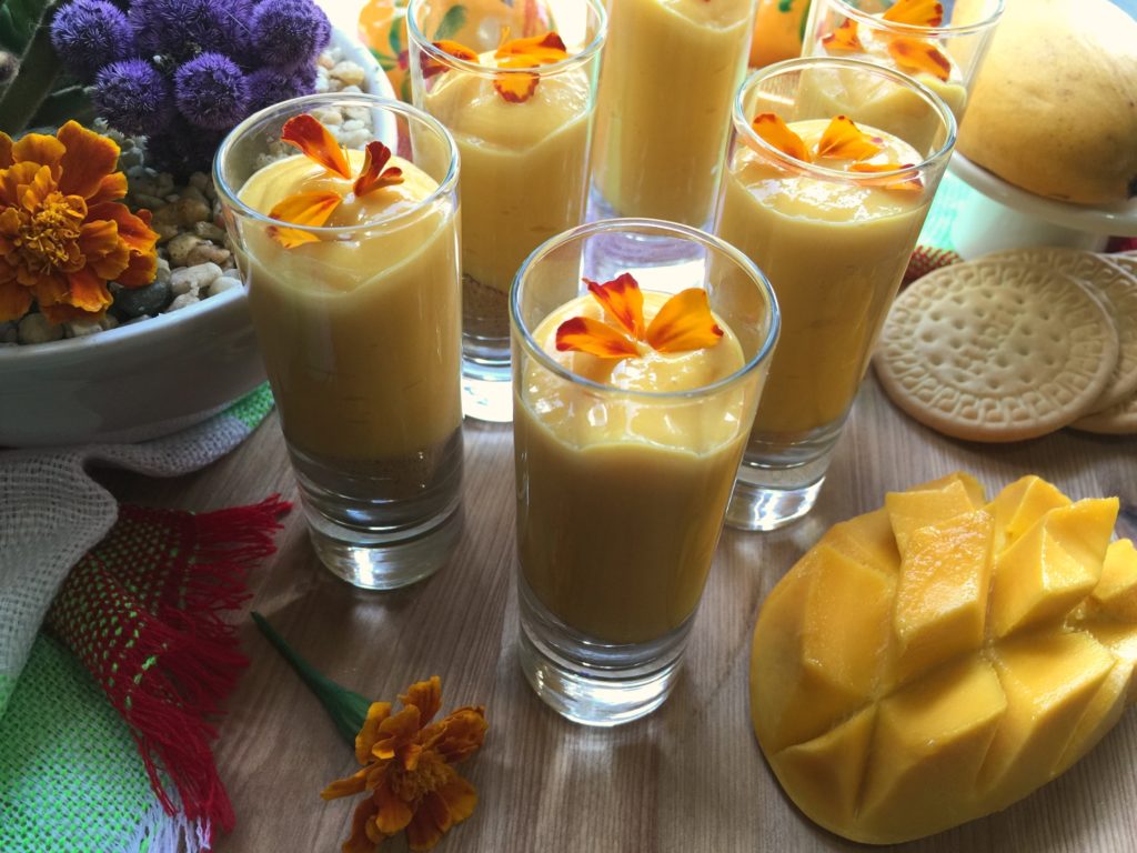 Recipe for the Mango Cream Dessert Shooters