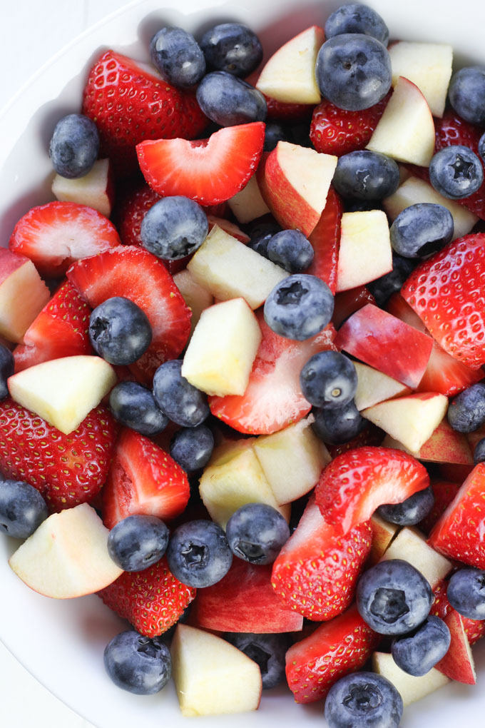 Red, White, and Blue Fruit Salad Recipe