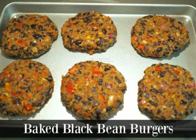 Simple and Healthy Baked Black Bean Burgers