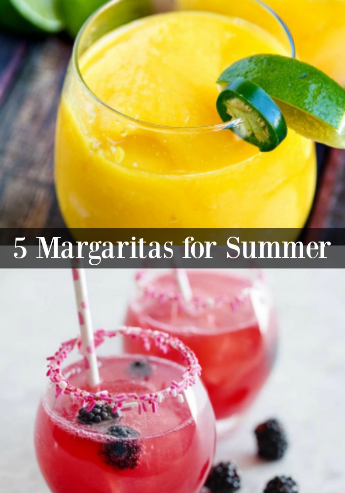 5 margarita drinks