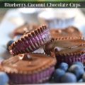 blueberry coconut chocolate cups