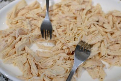 how to debone and shred chicken