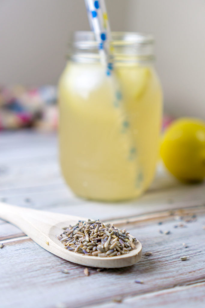 Refreshing Lavender Lemonade made from fresh lemons and lavender-infused water.
