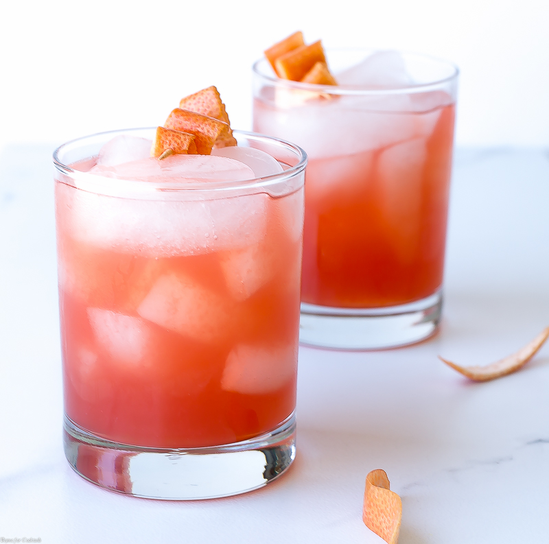 Blood Orange Negroni Cocktails