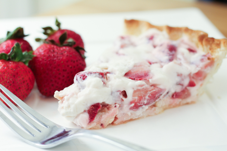 Strawberry Marshmallow Pie