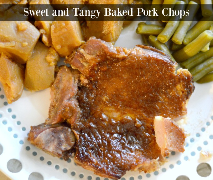 baked pork chops sweet and tangy sauce