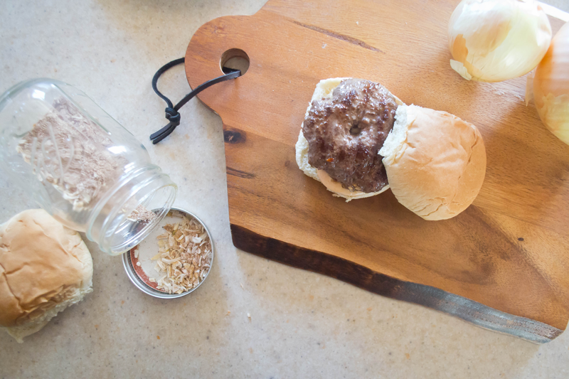 make the perfect french onion burger