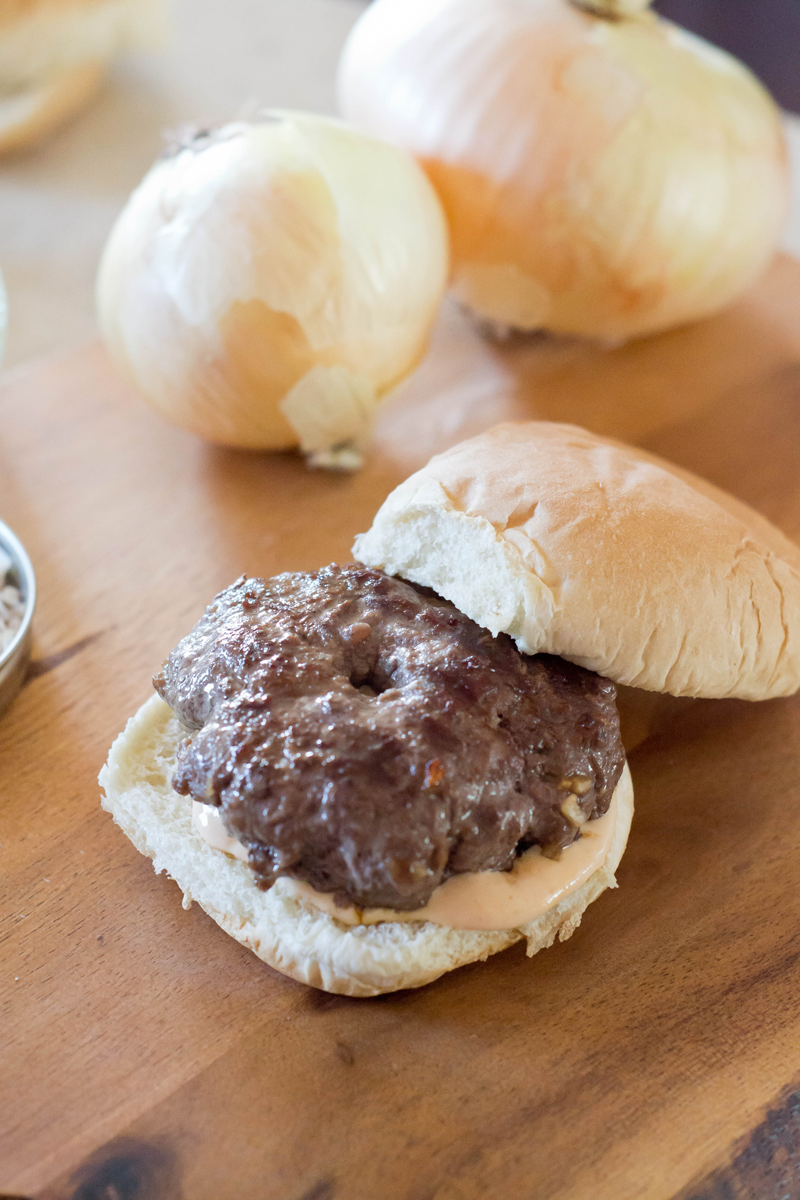 make the perfect french onion burger
