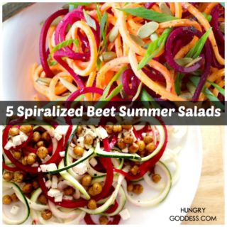5 Spiralized Beet Summer Salads