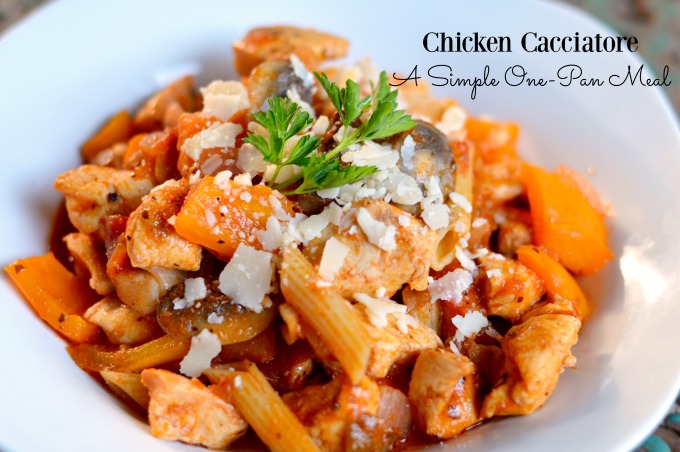 Chicken Cacciatore: A Simple One Pan Meal