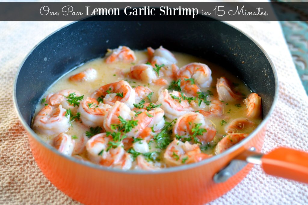This 15-Minute Lemon Garlic Shrimp couldn’t be simpler to make or more delicious to eat. With just one pan, this meal can be ready to devour in 15 minutes making it perfect for a busy weeknight dinner or an impressive meal if you’re entertaining guests.