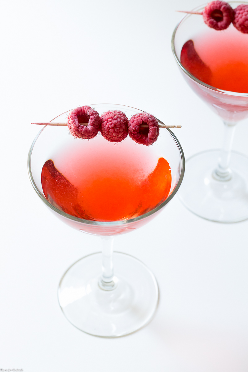 Raspberry Gimlet gin-based cocktail