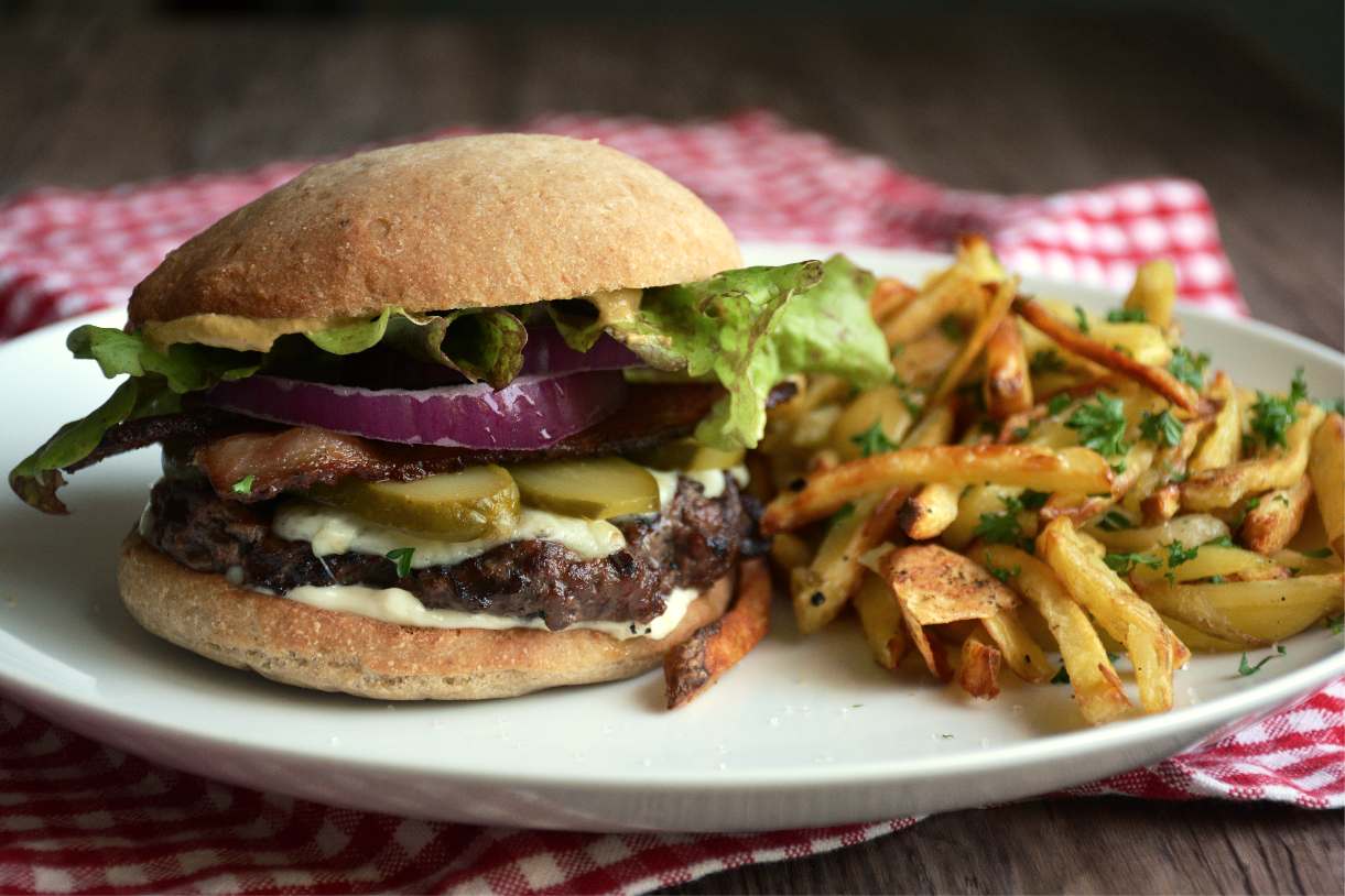 The Perfect Grilled Bison Burgers Recipe