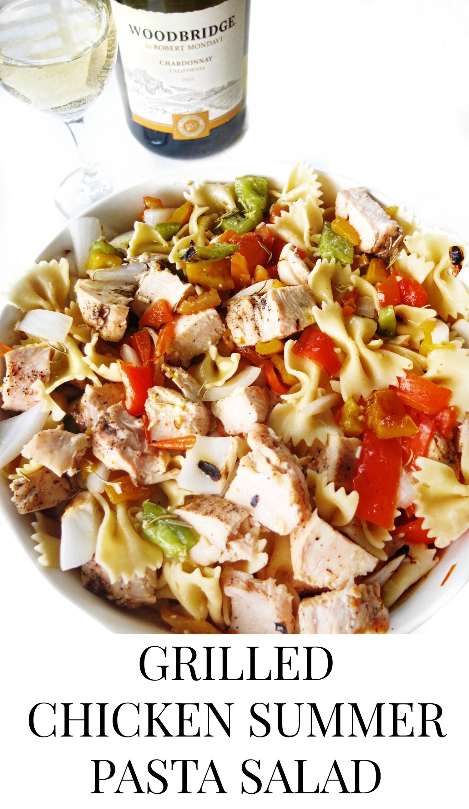 pasta salad with grilled chicken