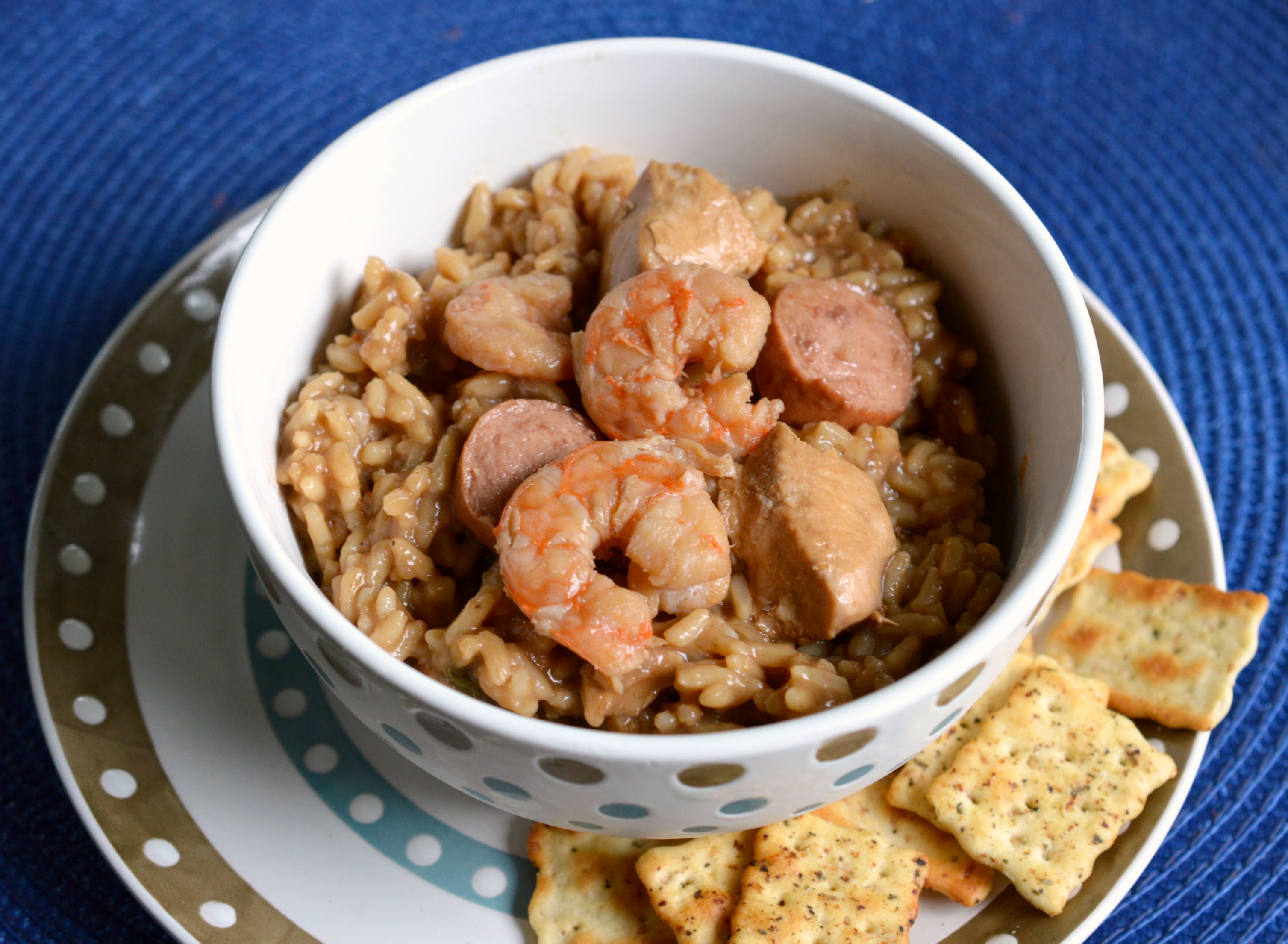 Shrimp Gumbo with Sausage and Chicken