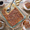 This Butternut Squash and Pecan Bake is simply delightful as a dessert or even breakfast! And, it happens to be dairy-free, gluten free and refined sugar-free!