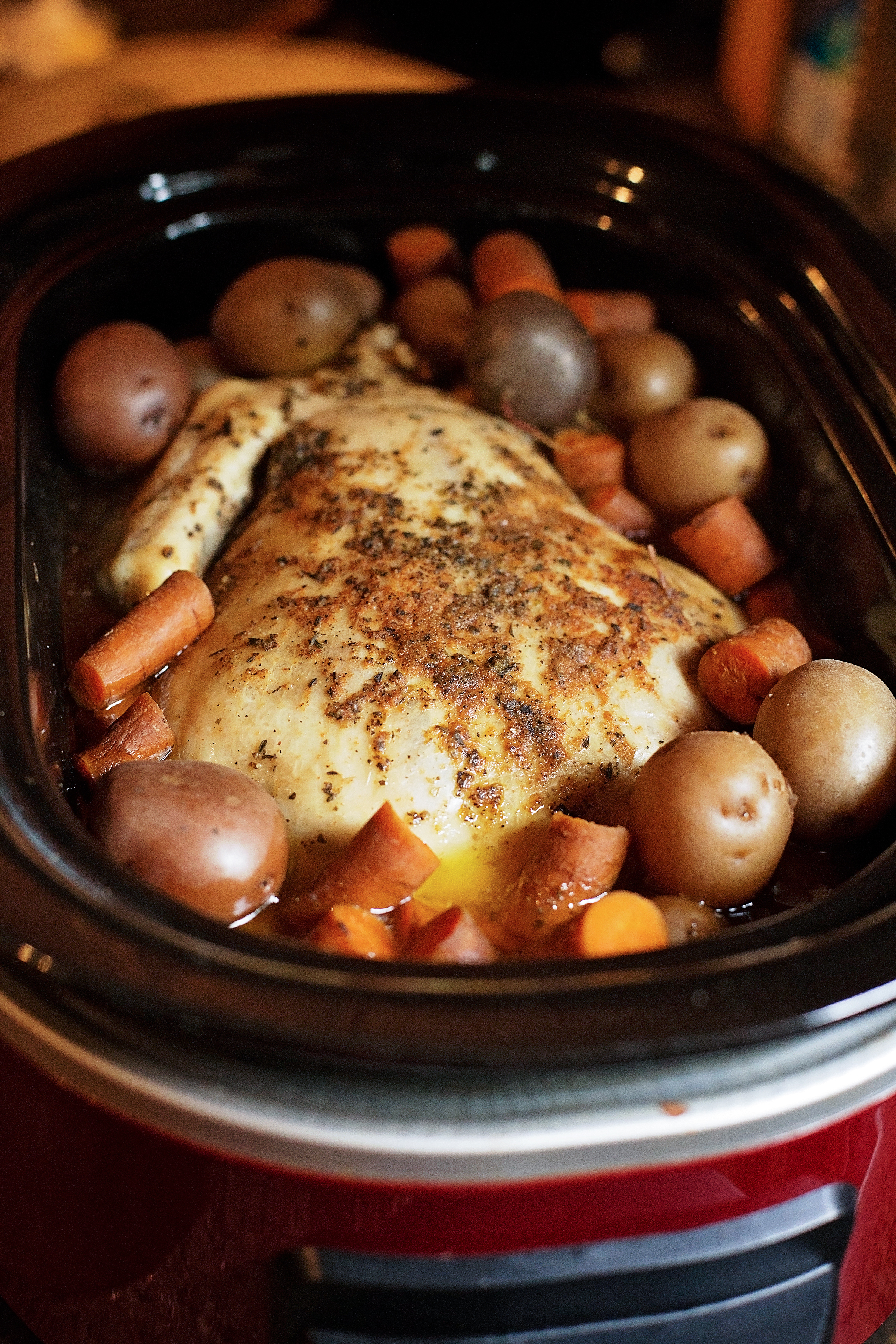 low-fat slow cooker sticky chicken