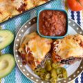 heart healthy shredded beef burritos with black beans