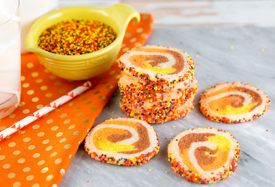 Marble Swirl Cookies for Halloween