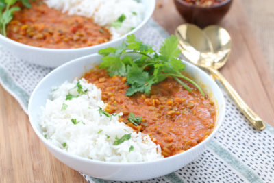 Dairy-Free Creamy Coconut Lentil Curry