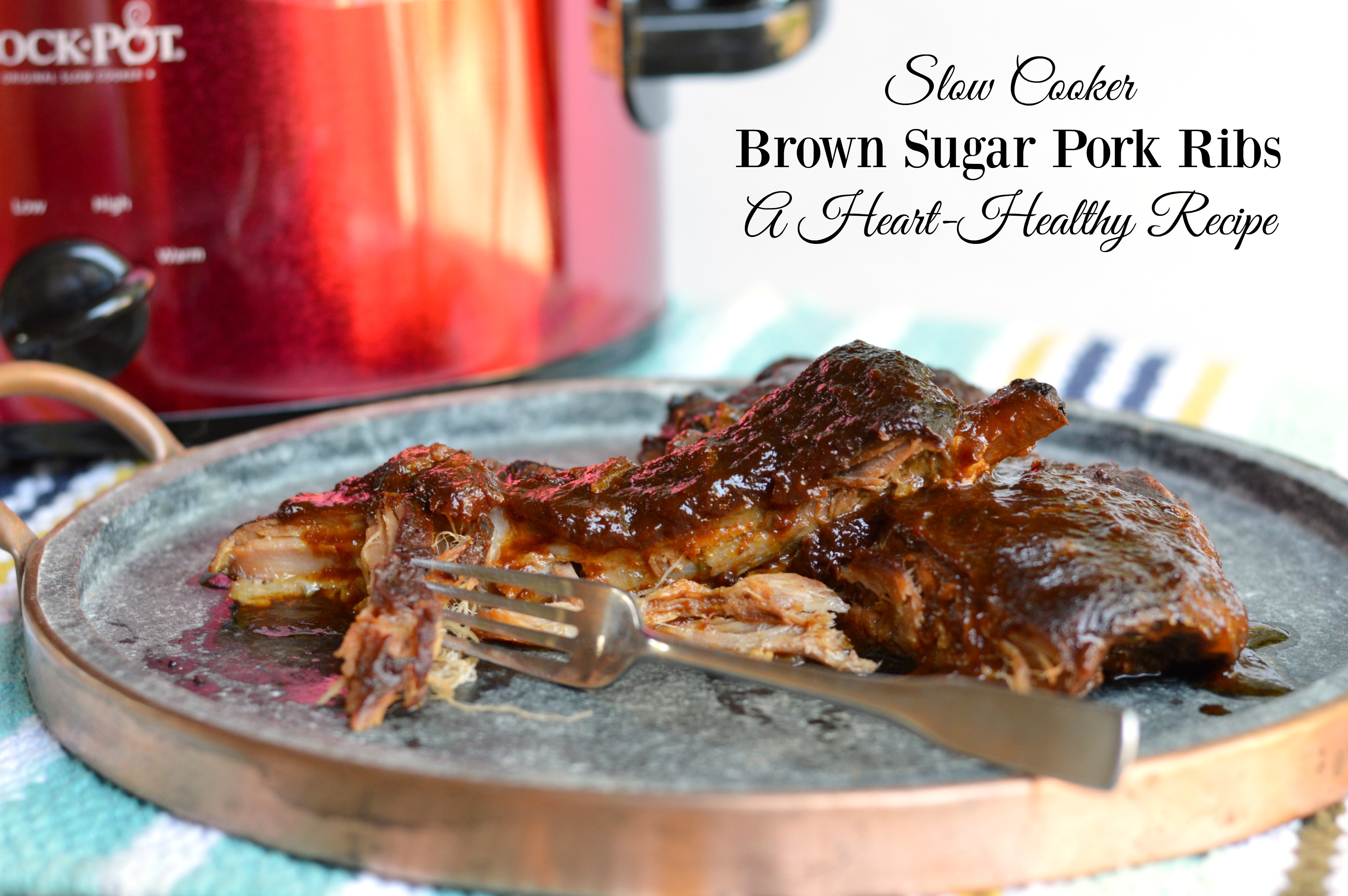 Slow Cooker Brown Sugar Pork Ribs