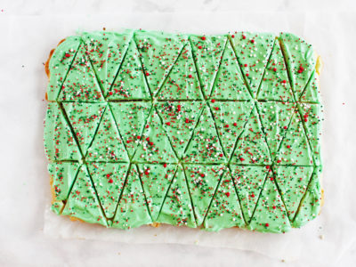 Easy Sugar Cookie Bars for the Holidays - SoFabFood