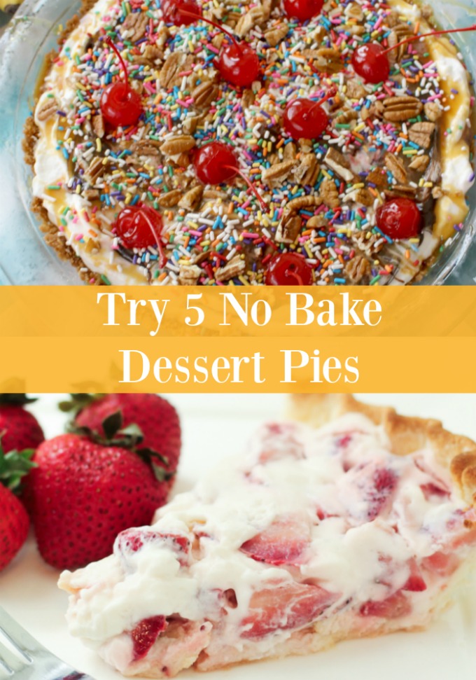 No Bake Dessert Pies