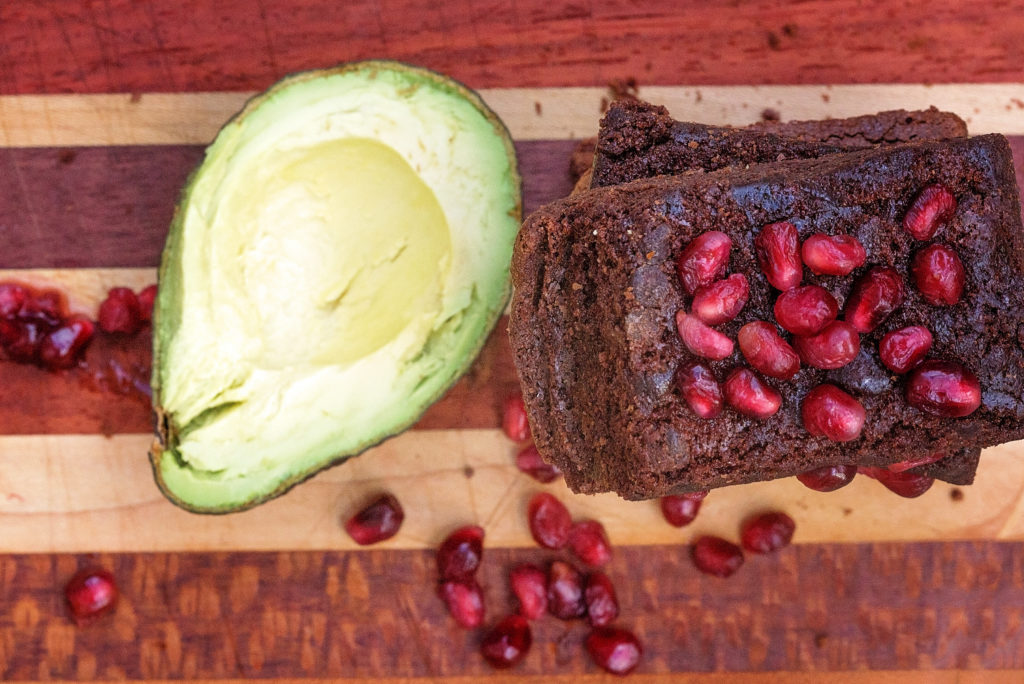 Don’t skip dessert! Make this no refined sugar treat instead. These Avocado Pomegranate Brownies get their flavor and creaminess from all-natural ingredients. This low-sugar dessert is the healthier dessert option you’ve been looking for!
