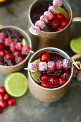 Cranberry Pomegranate Moscow Mule