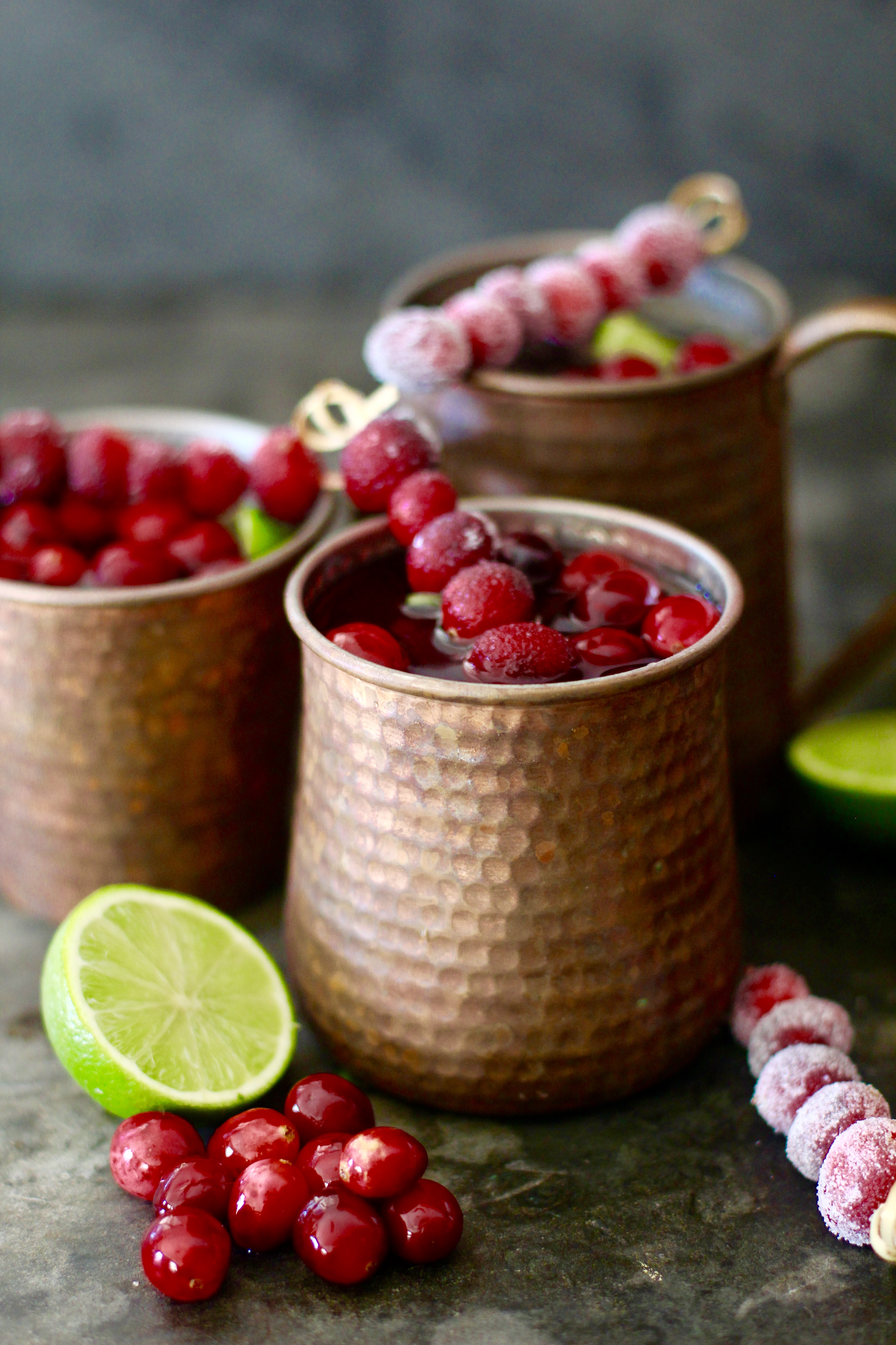 Cranberry Pomegranate Moscow Mule