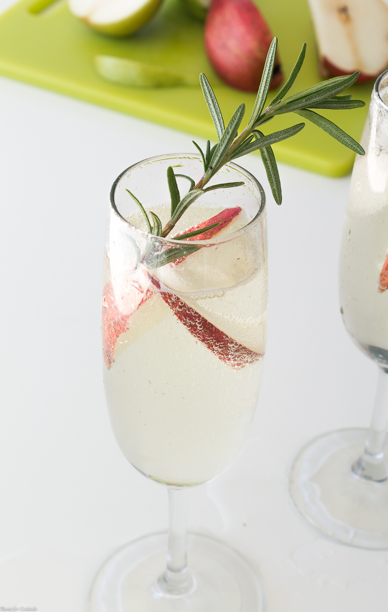 Pear Rosemary Sparklers