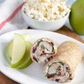 Turkey, Spinach and Cranberry Wraps