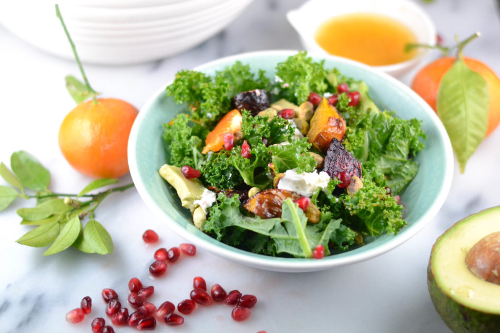 You will love this gluten-free, vegetarian Roasted Beet Pomegranate Salad with a tangy orange vinaigrette; it fits the bill as your new favorite meal.