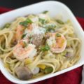 As the spring season draws closer, satisfy your cravings for lighter, easier meals with this One Pot Shrimp Vegetable Linguine. Simple to make, and easy to clean up!