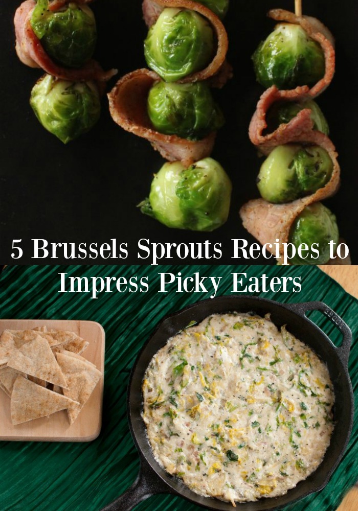 Impress picky eaters when you prepare these five Brussels Sprouts Recipes. These five recipes brilliantly disguise this healthy vegetable and they're the perfect side dishes for your family's meal!